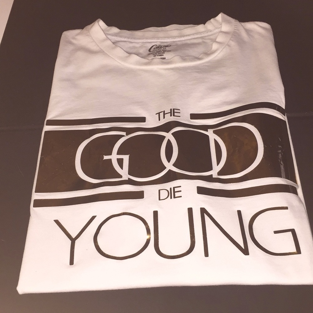 Camp Original Co “THE GOOD DIE YOUNG” Mens T-Shirt